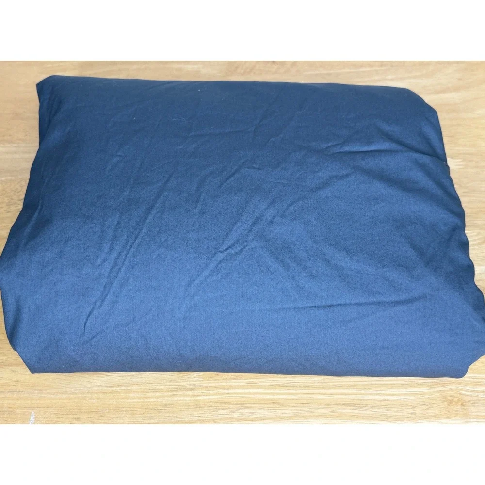 Room & Board King Duvet Cover Slate Blue Gray 100% Cotton Portugal 104x88